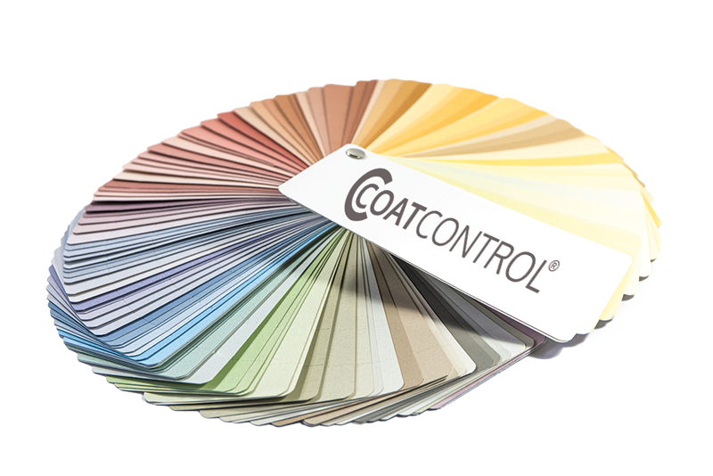 coatcontrol Farbton und Struktur für Profile